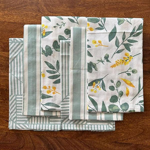 ผ้าเช็ดจานอเนกประสงค์ผ้าฝ้ายแท้พิมพ์ลายขายดีที่สุด สำหรับเช็ดคราบ น้ำ และทำความสะอาด - Product Image 5