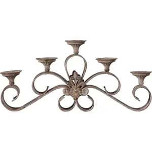 เชิงเทียนโลหะสไตล์วินเทจขายดีล่าสุดออกแบบมาสำหรับใช้ในบ้านและงานแต่งงาน - Product Image 3