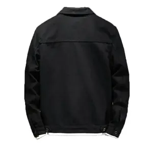 Chaqueta vaquera para hombre, ropa de calle, moda, diseño Retro lavado resistente, ajuste Delgado, cálido, uso diario, capa exterior genuina - Product Image 6