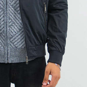 2024 hommes personnalisé toile Bomber veste vente chaude vêtements de plein air décontractés pour l'hiver nouvelle Collection d'automne - Product Image 5