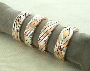 แหวนทองเหลืองขัดเงาสไตล์โมเดิร์น - Product Image 3