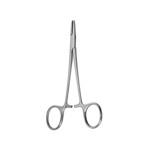 Produits médicaux de qualité allemande Porte-aiguille Halsey en acier inoxydable Pince pour instrument dentaire Manuel certifié CE Haute qualité - Product Image 1