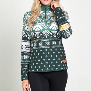 <b>Men's</b> 100% Cotton Lightweight Active Tops <b>Long</b> <b>Sleeve</b> 1/4 Zip Athletic Performance Running Ski Base Layer Fleece Fabric Four-Way - Product Image 1