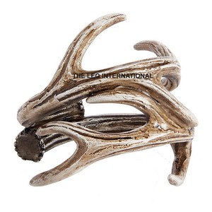 Anneaux de serviette élégants et tendance personnalisés pour la vente en gros – Anneaux de serviette géométriques en métal décoratifs - Product Image 6