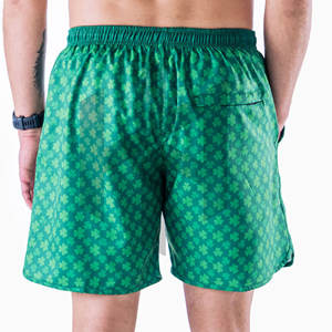 Shorts décontractés légers pour hommes en gros, sublimation, 100% coton, séchage rapide, confortables, taille mi-haute élastique avec cordon de serrage pour - Product Image 3