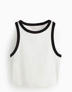 Débardeur court personnalisé pour femmes Débardeur tricoté pour l'entraînement sportif et les vêtements de sport de yoga - Product Image 6