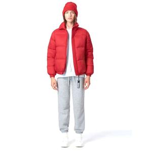 2025 surdimensionné hommes bulle hiver doudoune à capuche bouffée rembourré respirant toile noir personnalisé Oem Logo brillant lettre - Product Image 1