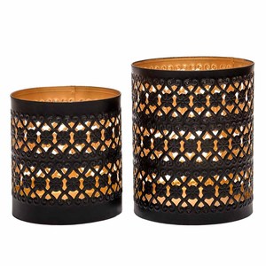 Plus haute qualité métal fer maison hôtel décoration luxe votive bougeoir noir votif bougeoir flocon de neige coupe conception - Product Image 6