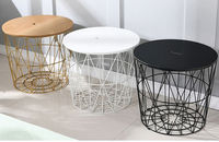 Nouveau design 2023 fil de marbre décoration de table vaisselle hôtels restaurants maison table d'appoint décors vente en gros fabricant Expo
