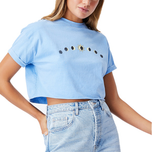 เสื้อยืดพิมพ์ลายเสื้อยืดพิมพ์ลายเสื้อยืดพิมพ์ลายเฮฟวีเวตเสื้อถักแบบเรียบ - Product Image 2