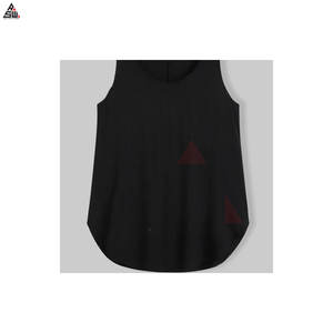 New Arrival Cheap Stylish Wholesale Fitness <b>Vest</b> <b>Women</b> Folded Sports Tank <b>Top</b> Ladies Breathable Crop <b>Top</b> - Product Image 3