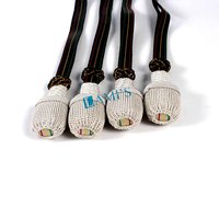 Nœud de Sabre décoratif officiel, vente en gros, OEM, fil de lingot d'or et sangle de tresse française de lingot d'or
