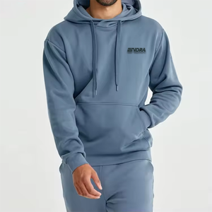 Wholesale <b>Men</b> <b>Blue</b> McKenzie Decimus Overhead Tracksuit <b>Mens</b> Casual Gym Sportswear Set Pullover <b>Hoodie</b> and Joggers Active Outfit - Product Image 1
