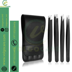 Pinzas profesionales de acero inoxidable de la mejor calidad para cejas en un estilo único disponible en todos los colores y tamaños - Product Image 2