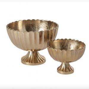 Tazón de chocolate de metal dorado premium con acabado pulido, ideal para exhibir dulces, decoración del hogar, eventos, catering, regalos festivos. - Product Image 5