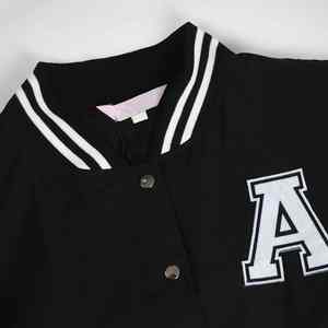 Veste universitaire pour femme personnalisée de qualité supérieure 2026, mélange de laine, manches en cuir, boutons sur le devant, veste de baseball universitaire, approvisionnement OEM - Product Image 6