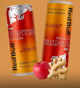 เครื่องดื่มชูกำลังขนาด12ฟลอซ์สีแดงบูลฟูจิแอปเปิ้ลขิงมีความต้องการสูงมีจำหน่ายเป็นกลุ่มๆเหมาะสำหรับค้าปลีก - Product Image 3