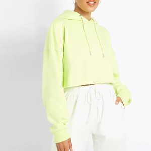 Sweats à capuche élégants pour femmes pour sweats à capuche brodés avec patch personnalisé dans différents styles fabriqués au Pakistan - Product Image 6