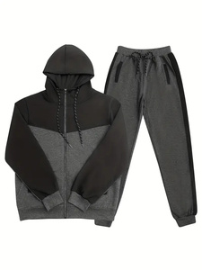 Survêtement Automne Hiver Hommes Nouveau Design Motif Solide Tendance Grande Taille Prix de Gros - Product Image 6
