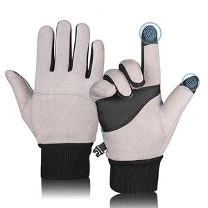 Guantes de Esquí Unisex de Talla Grande para Invierno, Calefactables, Antideslizantes, de Lana, Aislantes, Gruesos, de Secado Rápido, Transpirables, con Cierre de Velcro - Product Image 5