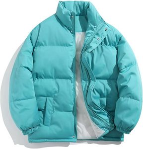 Chaqueta Acolchada para Hombre, Sin Capucha, Abrigada para Invierno, Plegable, Acolchada, Aislante, Informal, de Plumón, Ropa de Abrigo - Product Image 1