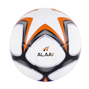Ballon de football thermocollé personnalisé en usine, taille 4/5, entraînement/jeu, ballon de football en PVC/PU pour intérieur/extérieur - Product Image 2