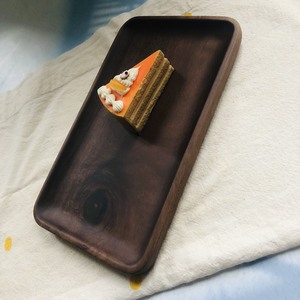 VITRAPRO-bandeja de madera cuadrada para café, té, Plato decorativo, vajilla de boda, utensilios hechos - Product Image 5