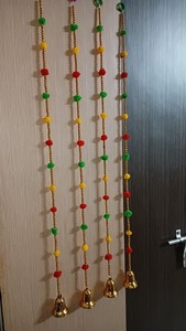 Cadena con cuentas de pompón festivo indio/guirnalda para decoraciones de boda Holi H Hangi para decoraciones de fiesta - Product Image 2