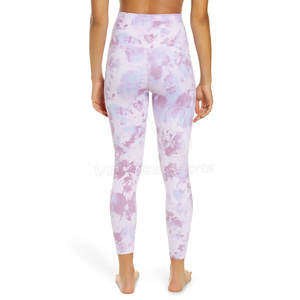 High-Waist Custom Women's Fitness Leggings Solid <b>Pattern</b> Yoga Pants Manufacturer's Activewear for Lifting <b>Tights</b> 2025 - Product Image 3