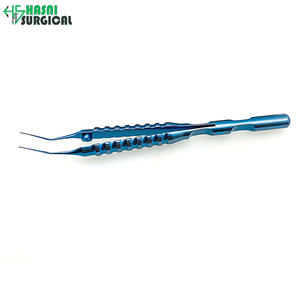 Pinzas de Capsulorrexis de Acero Inoxidable, Pinzas Microquirúrgicas - Product Image 1