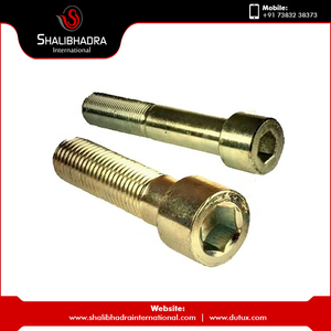 DUTUX-Tornillos de cabeza hexagonal de latón con acabado liso, personalizables al por mayor, para carpintería, techos, tamaños personalizados en pulgadas - Product Image 2