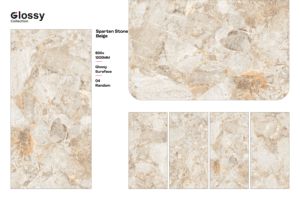 Cao cấp 600x1200mm bóng đánh bóng Sứ gạch phong cách thiết kế hiện đại lớn Định dạng đá cẩm thạch nhìn biệt thự sàn tường điểm nhấn - Product Image 3