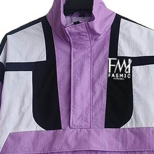 Ropa de calle con cremallera completa, conjuntos de dos piezas cortavientos para conjuntos de estilo de patrón personalizado para hombres - Product Image 3