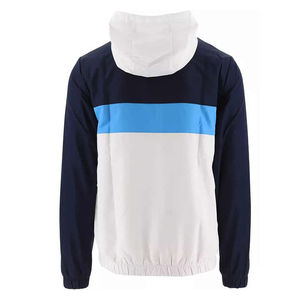 Chándal para hombre regular ajustado con cremallera completa transpirable de color sólido para hombre disponible con diseño y tamaños de logotipo personalizados - Product Image 3