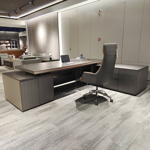 Ergonomic Convertible Executive <b>Office</b> Desk High Quality Durable Wooden Computer Table Modern Villa Furniture - Product Image 3