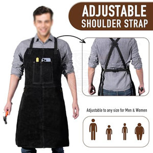 Delantales de Seguridad de Diseño Moderno, Calidad Premium, Más Vendidos, Hechos de Cuero, Precio de Mayoreo, Delantales de Seguridad para Venta en Línea - Product Image 3
