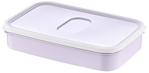 Récipient alimentaire en plastique durable sans BPA de 1,65 L avec couvercle transparent pour l'organisation du garde-manger de la cuisine - Product Image 3