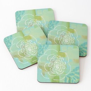 Ensemble de sous-verres de tasse en forme personnalisée Offre Spéciale en bois d'acacia fabriqués à la main pour la décoration de la maison et du bureau produit à la mode de l'Inde - Product Image 1