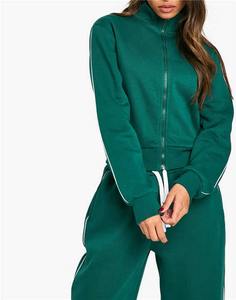 Survêtement oversize pour femme 100% coton imprimé Logo personnalisé Jogger Set avec sweat à capuche polaire Pantalon de survêtement pour l'hiver - Product Image 5