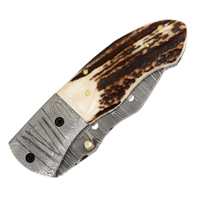Couteau pliant de poche en acier inoxydable fait main, manche en bois, logo couleur personnalisable OEM, cadeau personnalisé pour anniversaire/mariage