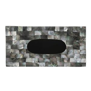Caja de papel tisú con incrustaciones de nácar aura artesanal personalizada, Decoración de mesa de aspecto Premium, caja de pañuelos MOP real - Product Image 2