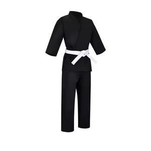Meilleures ventes en gros Uniforme de karaté Hommes Femmes Combinaisons d'arts martiaux professionnelles Unisexe Combinaison de combat en coton avec logo personnalisé - Product Image 4