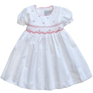 Vestido de lino suave hecho a mano para niñas pequeñas, estilo informal para el primer cumpleaños de niños pequeños, OEM hecho en Vietnam - Product Image 1