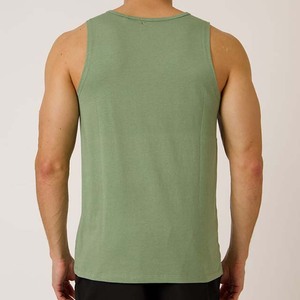 Débardeurs en coton/polyester à col rond pour hommes - Product Image 3