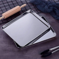 Plaque de cuisson en aluminium pour usage en cuisine 26,5x20,5 cm - Couleurs assorties Modèle WZ-297