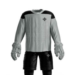 Uniformes de Hockey sobre Hielo para Equipos, Conjuntos de Alta Calidad, Color Personalizado, 100% Poliéster, Secado Rápido, Transpirable, para Venta en Línea - Product Image 5