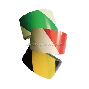 Adhesive OPP Hazard Warning Tapes Green White <b>Red</b> Yellow <b>Black</b> Warning Tapes - Product Image 2