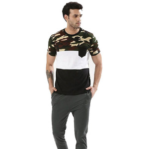 เสื้อยืดคอกลมสำหรับผู้ชายผ้าคอตตอนสไตล์100% ใส่สบาย - Product Image 3