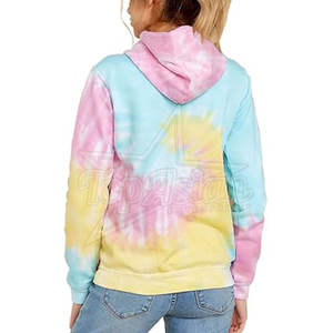 Sweat à capuche solide pour femmes à la mode 100% coton respirant tissu doux pull décontracté poche kangourou hiver à capuche avant personnalisé - Product Image 2