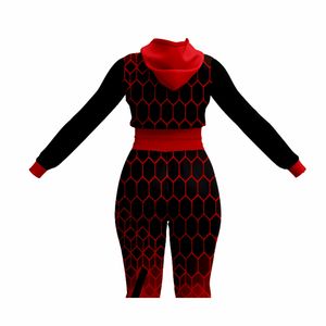 เสื้อวอร์มครอปของผู้หญิงทันสมัยปรับแต่งได้ใส่สบายพิมพ์ลายเป็นมิตรกับสิ่งแวดล้อมสำหรับฤดูหนาว - Product Image 2